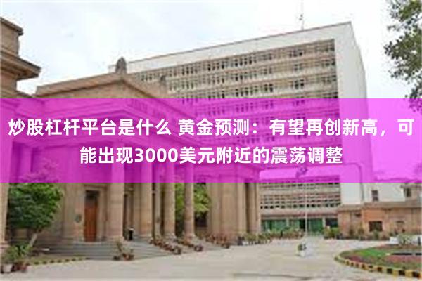 炒股杠杆平台是什么 黄金预测：有望再创新高，可能出现3000美元附近的震荡调整